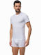 Men's Undershirt Short-sleeved in White Color