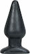 Doc Johnson Platinum Premium Silicone The Super Big End Анална тапа Черна 14см