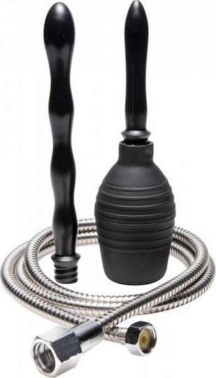 CleanStream All In One Shower Enema System Analdusche Schwarz 25cm