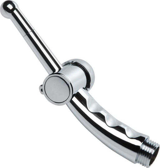 CleanStream Shower Cleansing Nozzle Flow Regulator Πρωκτικό Ντους Ασημί 18.00cm