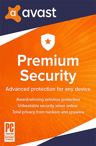 Avast! Premium Security for 3 Devices and 1 Year of Use (Electronic License)