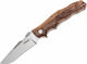 Walther FW Pocket Knife Brown with Blade made of Stainless Steel in Sheath