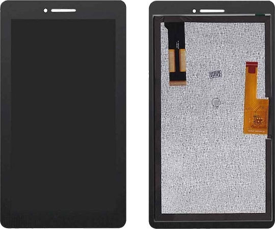 Screen & Touch Mechanism Replacement Part μαύρος (Lenovo Tab E7 TB-7104)