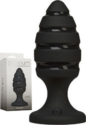 Doc Johnson Platinum Premium Silicone The Blast Πρωκτική Σφήνα Black 12cm