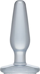 Doc Johnson Crystal Jellies Butt Plug Πρωκτική Σφήνα Medium Clear 14cm Doc Johnson Crystal Jellies Butt Plug Πρωκτική Σφήνα Medium Clear 14cm