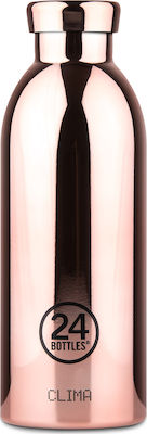 24Bottles Clima Flasche Thermosflasche Rostfreier Stahl BPA-frei Rosa 500ml 24BGRANDMET/ROSE