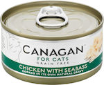 Canagan Κονσέρβα Wet Food for Adult Cats In Can with Chicken 1pc 75gr