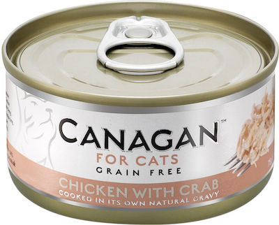 Canagan Κονσέρβα Wet Food for Adult Cats In Can with Chicken / Crab 1pc 75gr