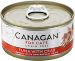 Canagan Κονσέρβα Hrana umeda pentru pisici adulte in Poate cu Crab / Ton 75gr 1buc