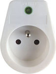 Solight PO20 Single Power Socket White