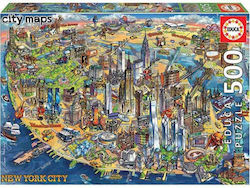 New York City Map Puzzle 2D 500pcs 18453