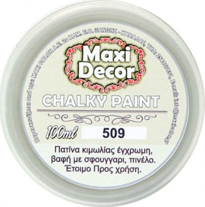 Maxi Decor Chalk Paint Patina for Chalk Colour 509 Olive Olive Green 100ml CHP-509