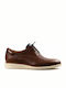 Damiani Men's Anatomic Leather Casual Shoes Cognac