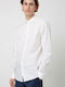 Erondo Long-sleeved Cotton Shirt White