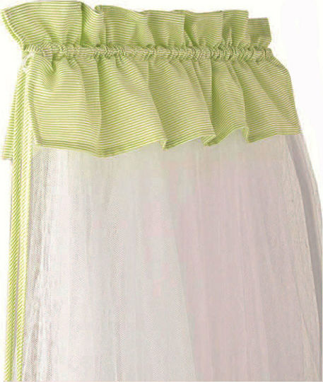 Baby Oliver Κουνουπιέρα Κούνιας από Τούλι Πράσινη 550x180εκ.