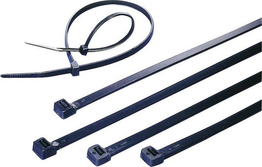 CHS Πλαστικά Δεματικά Καλωδίων 120mmx2.5mm σε Μαύρο χρώμα (100τμχ) 02.012.0011