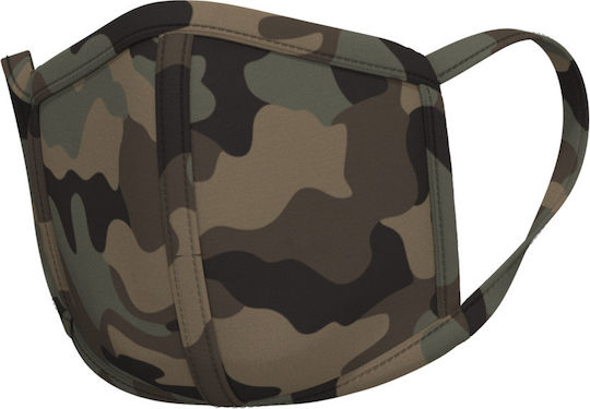 Urban Zac 2.0 Face Mask with Ear Loops Camo 1τμχ