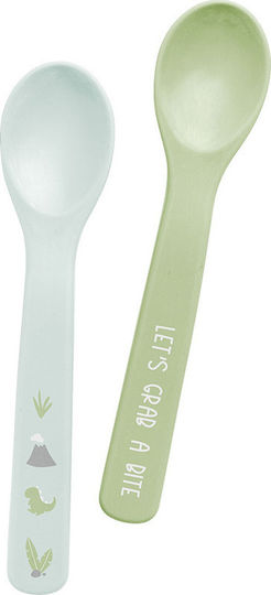 Stephen Joseph Baby Set with Spoons made of Silicone Multicolored 2pcs