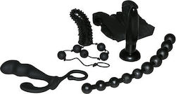 Pipedream Anal Fantasy Beginner's Fantasy Kit Πρωκτικά Dildos Σετ Μαύρα 5τμχ