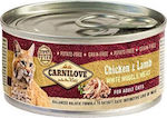 Carnilove Adult Wet Food for Adult Cat in Can with Lamb and Chicken Without Cereals 100gr