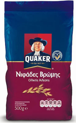 Quaker Νιφάδες Βρώμης Ολικής Άλεσης 500gr