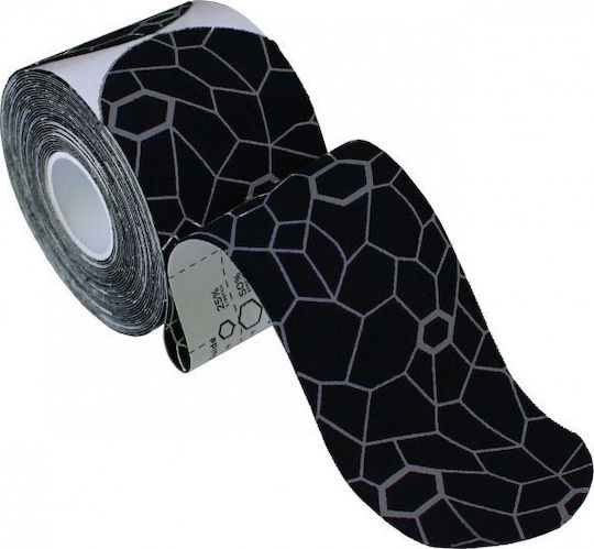 Thera-Band Pre-Cut Ταινία Κινησιοθεραπείας 5cm x 5m Black/Grey
