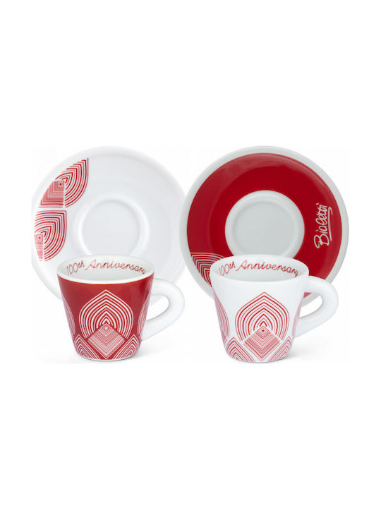 Bialetti Centenario Porcelain Cup Multicolour 2pcs