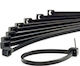 Cresman Δεματικά Καλωδίων Πλαστικά 400mmx4.8mm σε Μαύρο χρώμα (100τμχ)