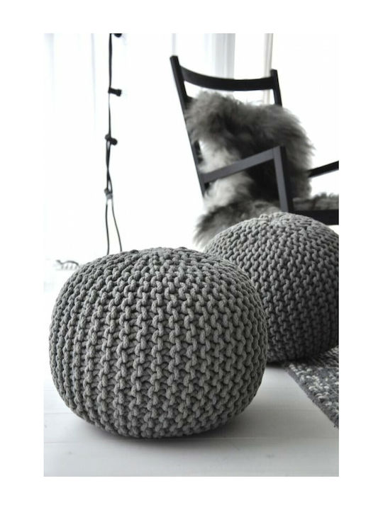 Bean Bag Stool Waterproof Anthracite 50x50x35cm