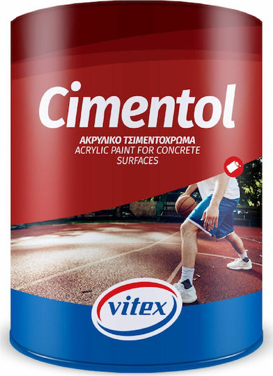 Vitex Cimentol Τσιμεντόχρωμα Ακρυλικό Ανθρακίτης 2.5lt