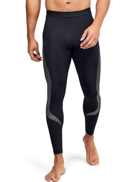 Under Armour Rush Run Stamina Men's Sports Long Leggings Black