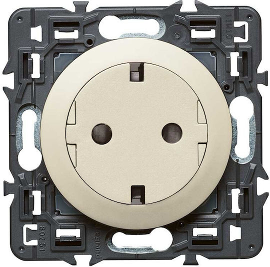 Legrand Celiane Single Power Socket Cream