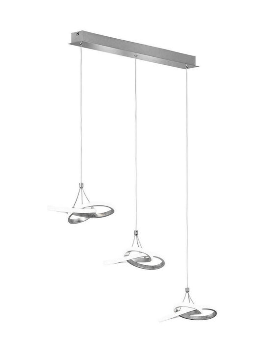 Wofi Eliot Pendant Light LED Silver