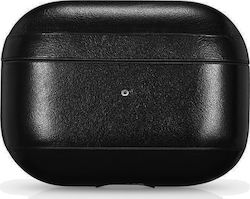 iCarer Θήκη Δερμάτινη σε Μαύρο χρώμα για Apple AirPods Pro iCarer Θήκη Δερμάτινη σε Μαύρο χρώμα για Apple AirPods Pro