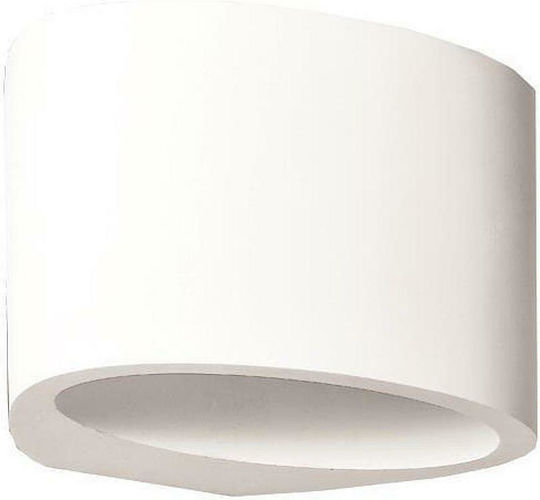 Eurolamp Modern Lamp Wall with Socket G9 White 15x15x15cm