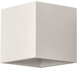Eurolamp Φωτιστικό Τοίχου Λευκό 14x14x14εκ.