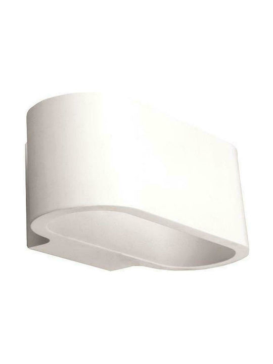 Eurolamp Modern Wandleuchte mit Fassung G9 Weiß Breite 18cm