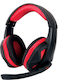 Esperanza Arrow Over Ear Gaming Headset με σύνδεση 2x3.5mm Κόκκινο