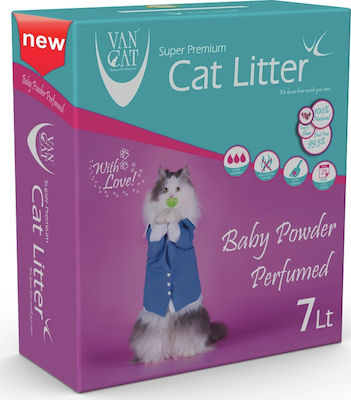 Van Cat Perfumed Katzenstreu Feinkörnig mit Duftstoff Babypuder 7Es 51043