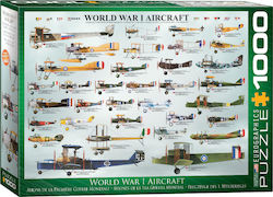 World War Aircraft Puzzle 2D 1000 Pieces