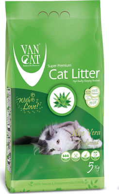 Van Cat Perfumed Clumping Odour Control Cat Litter Aloe Vera 5kg