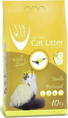 Van Cat Perfumed Clumping Odour Control Cat Litter Vanilla 10kg