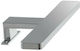 Fan Europe Cruise Modern Lamp Bathroom with Integrated LED and Natural White Light Silver 28x11x4.2cm
