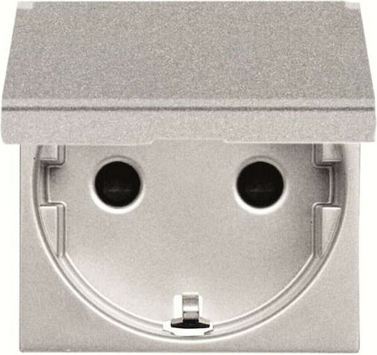 Abb Zenit Power Socket Silver 1pcs