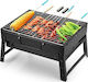 Small BBQ Tragbar Holzkohlegrill 35.5cmx27cmcm.