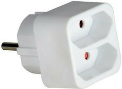 Tele T-Shaped Wall Plug 2 Sockets Tele T-Shaped Wall Plug 2 Sockets