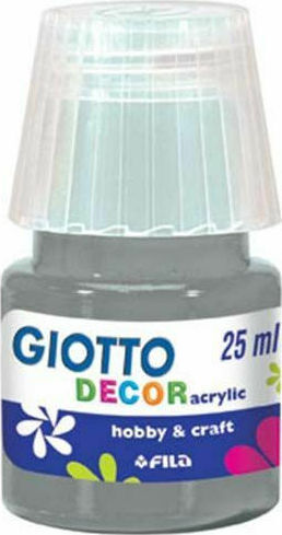 Giotto Decor Matt Ακρυλικό Χρώμα Ζωγραφικής Ασημί 25ml