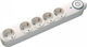 Alfaone DX05BKL Πολύπριζο 5 Θέσεων με Διακόπτη και Καλώδιο 1.5m