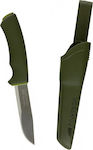 Morakniv Bushcraft Forest Knife Khaki with Blade made of Stainless Steel in Sheath