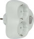 Elmark T-Shaped Wall Plug 2 Positions with Switch